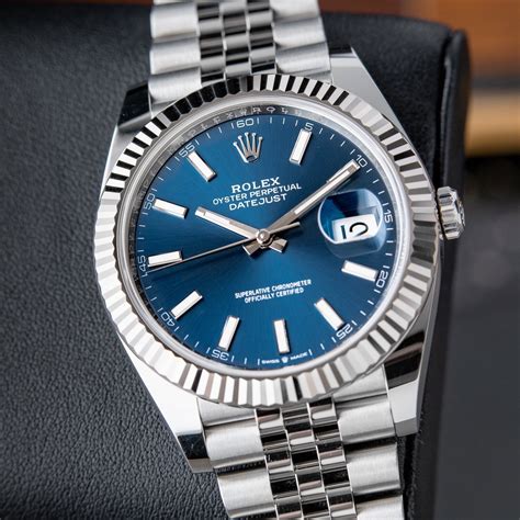 rolex oyster perpetual datejust 41 jubilee bracelet|rolex datejust 41mm blue dial.